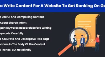 How To Write Content For A Website To Get Ranking On Google?
